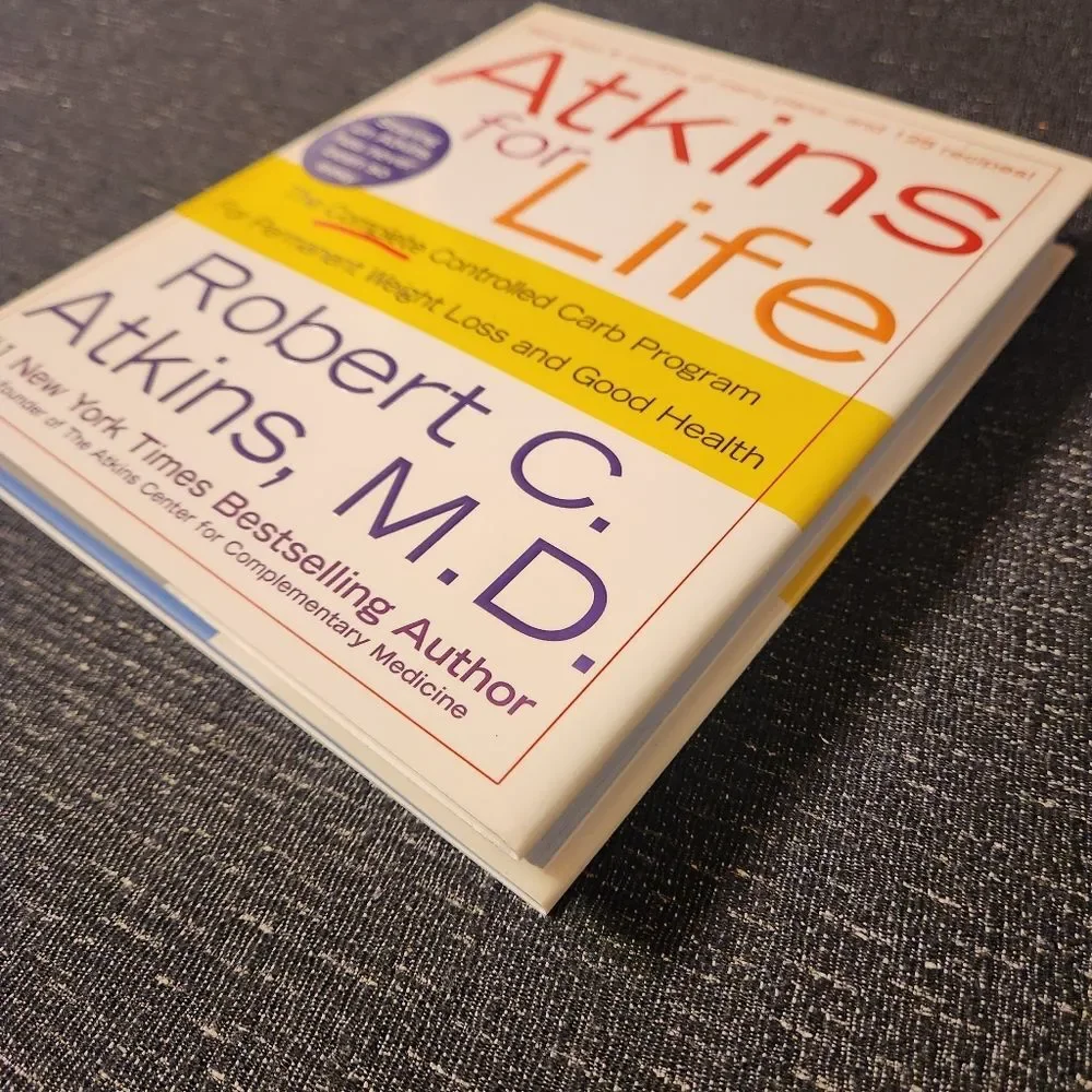 🔥 Atkins for Life Hardcover Menu Plans Cookbook Weight Loss Guide
